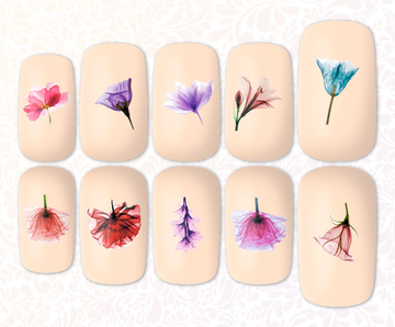 Цветок шифон F-1708